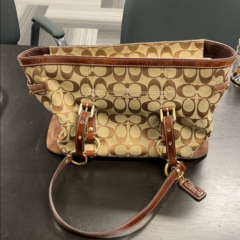 Coach purse style K0851-10630 Brown monogram